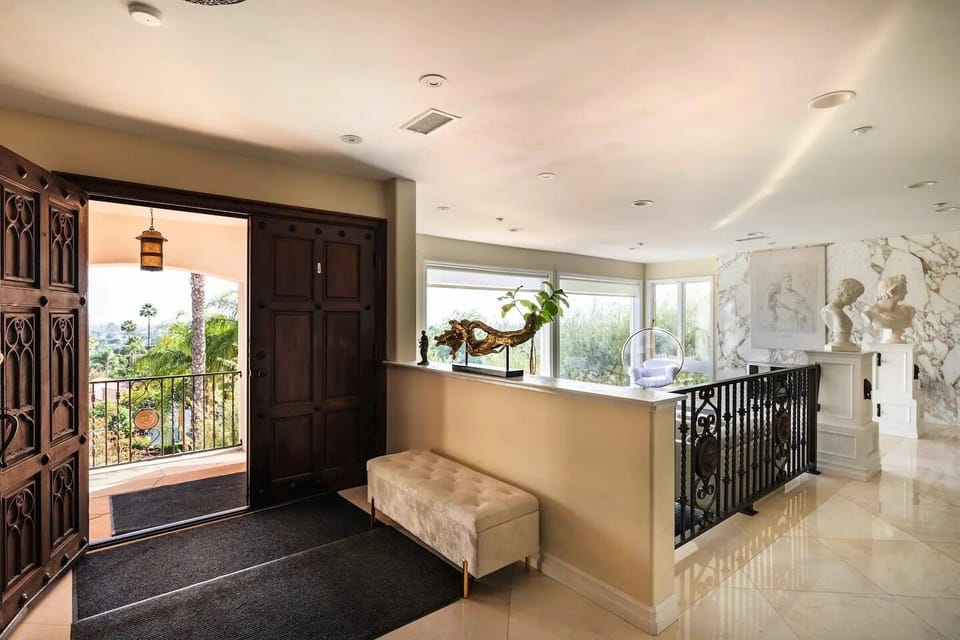 Front Entrance and Front Relaxing Living Room