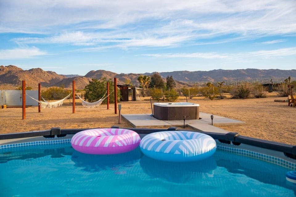 Refresh in the pool while soaking in endless desert and mountain views.