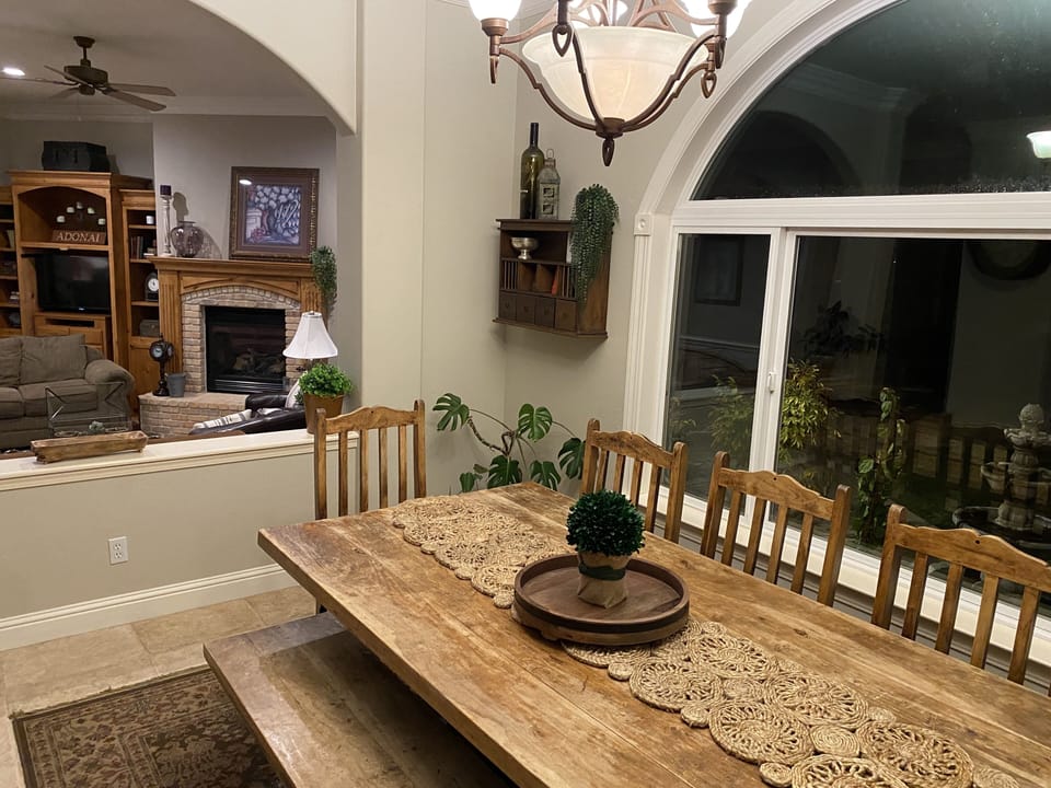 Enjoy family dinners around our spacious dining space.