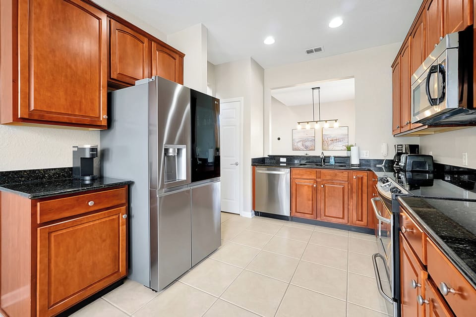 Well stocked kitchen