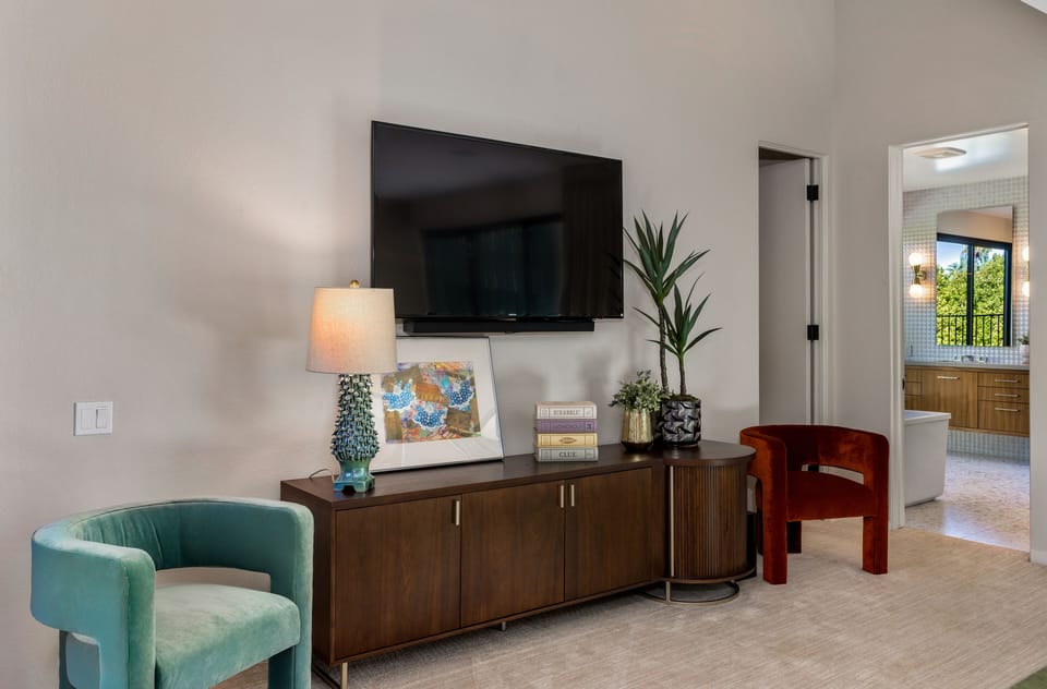 Flat screen televisions - perfect for a movie night