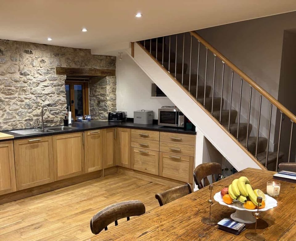 Large fully equipped kitchen