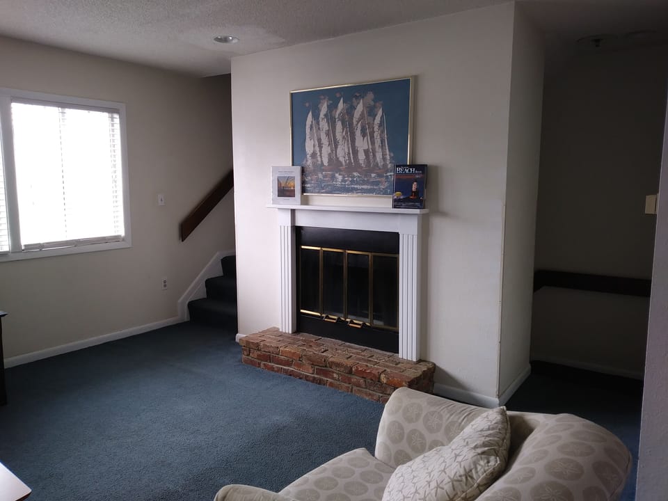 Living room with sleep sofa