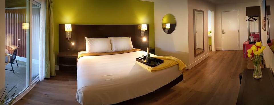 Premium bedding, memory foam beds, free WiFi, bed sheets