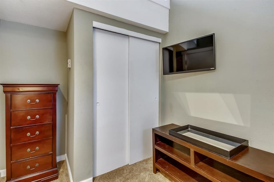 Twin bunk room closet