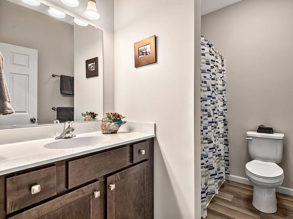 Downstairs bathroom.