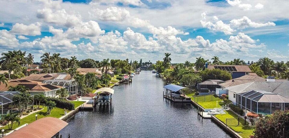 Aerial View of the Gulf Access Canal