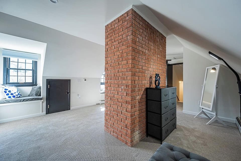 sitting area in penthouse master suite