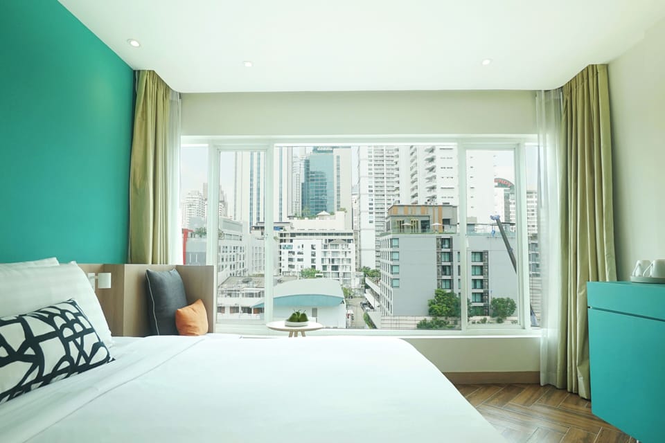 In-room safe, desk, laptop workspace, blackout drapes