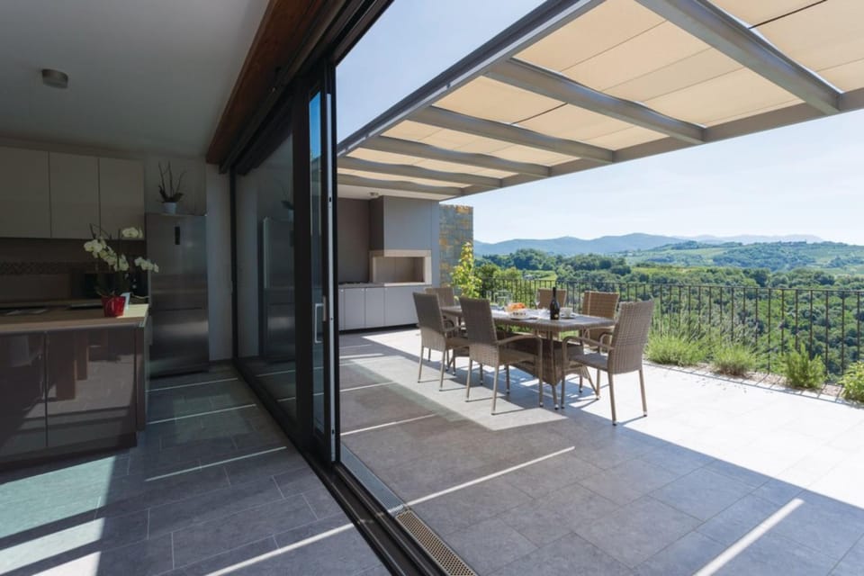 Family Villa, Multiple Bedrooms, Refrigerator & Microwave (Luxury Villa Eva Pool Whirlpool &) | Terrace/patio