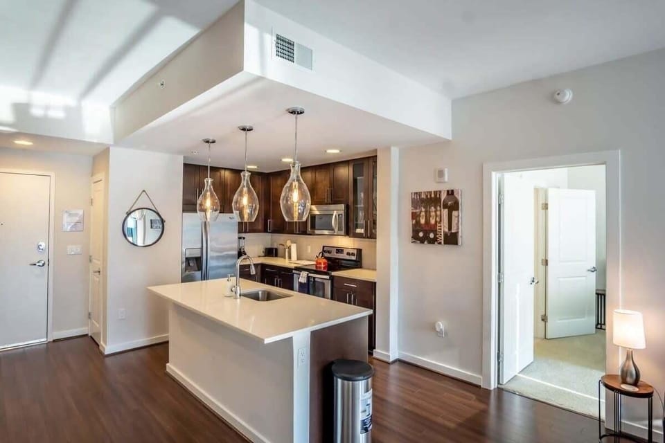 Apartment, 2 Bedrooms | Private kitchen | Coffee/tea maker, fridge, microwave, oven