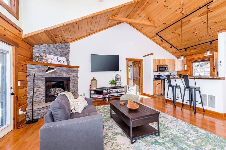The open concept makes family time a breeze!