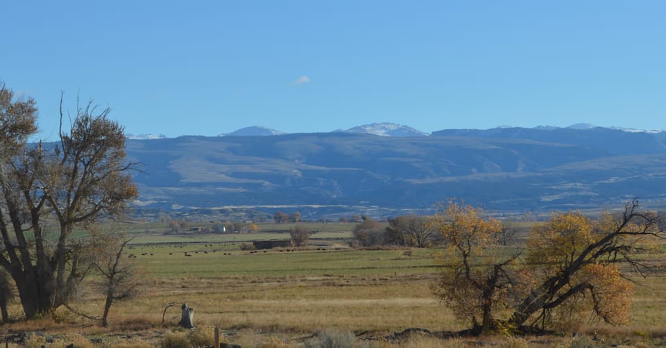 The beautiful mountain view!