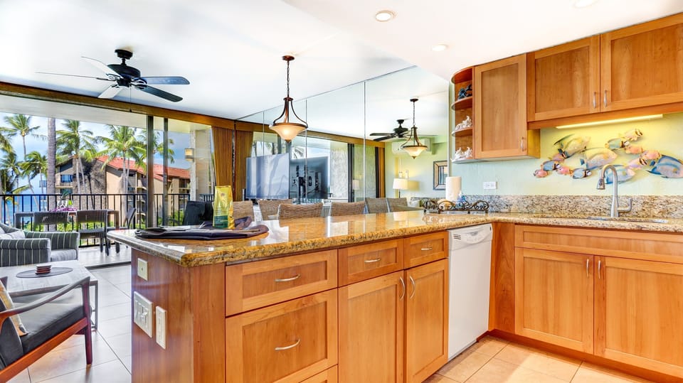 Cook with an ocean view