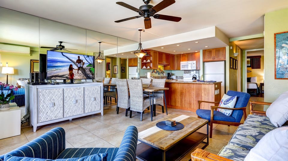 Large living area with all the luxury amenities you need