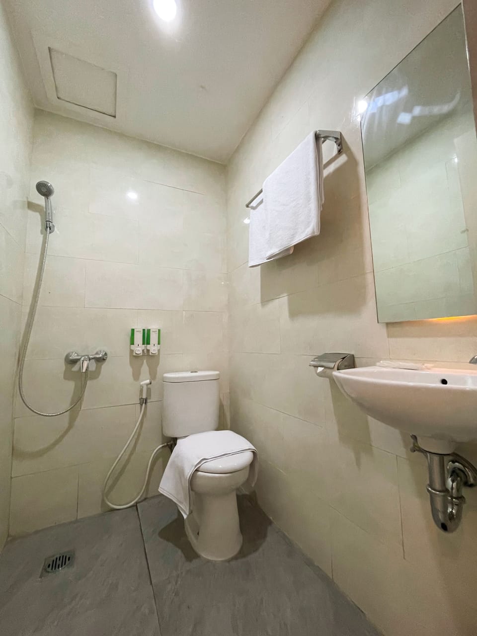Superior Double Room, 1 Queen Bed, Smoking | Bathroom | Towels