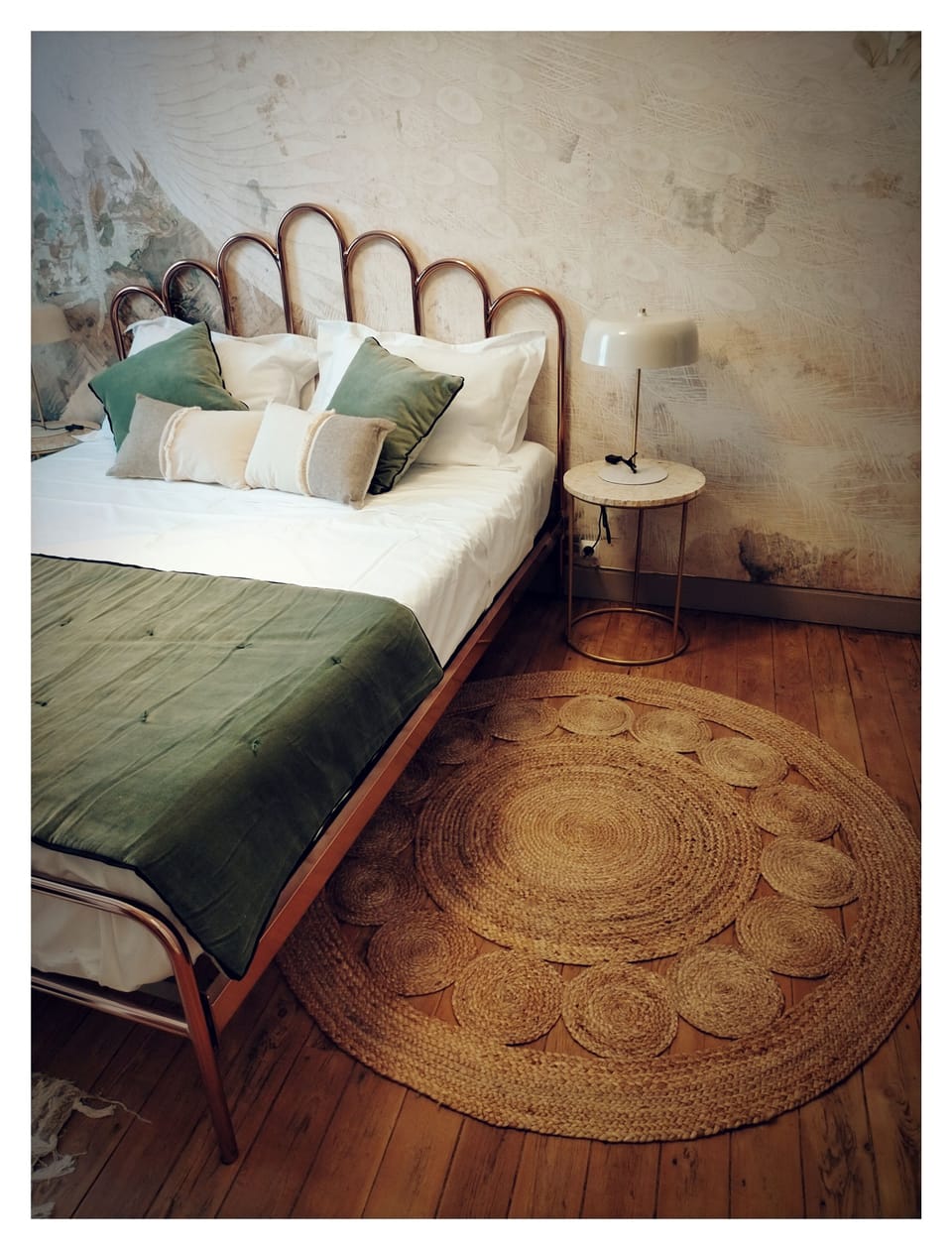 Comfort Double Room, Private Bathroom, City View (La Chambre Minhas) | Premium bedding, memory foam beds, free WiFi, bed sheets