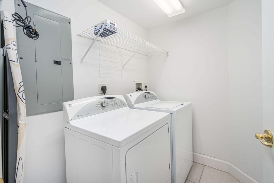 In-unit laundry room