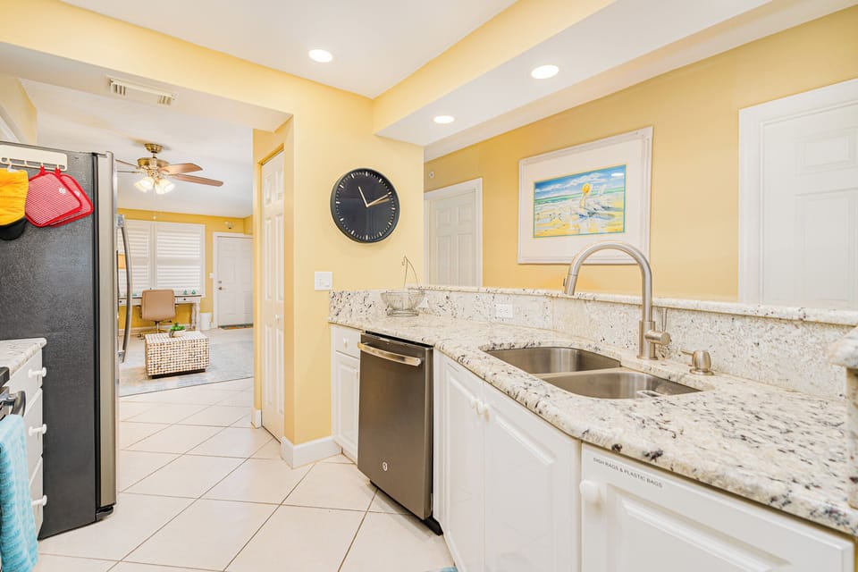Includes dishwasher and abundance of counter space
