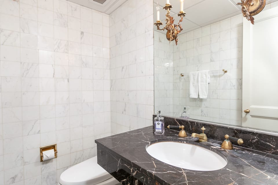 Deluxe Room, 1 Queen Bed | Bathroom | Shower, free toiletries, hair dryer, bathrobes