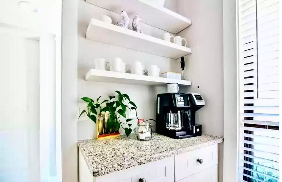 Newly designed  coffee area