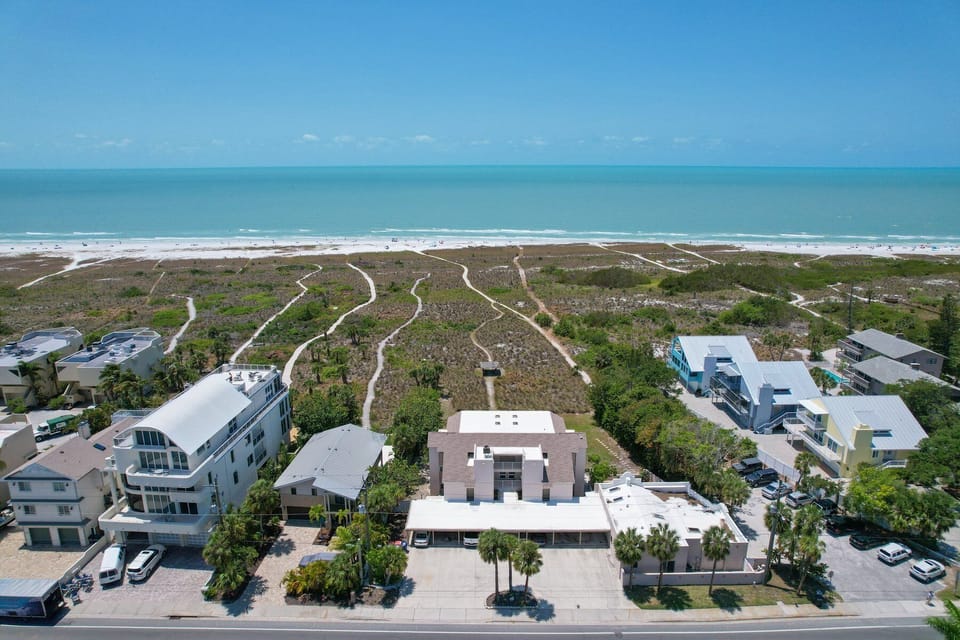 Beach path which leads directly to the Gulf of Mexico