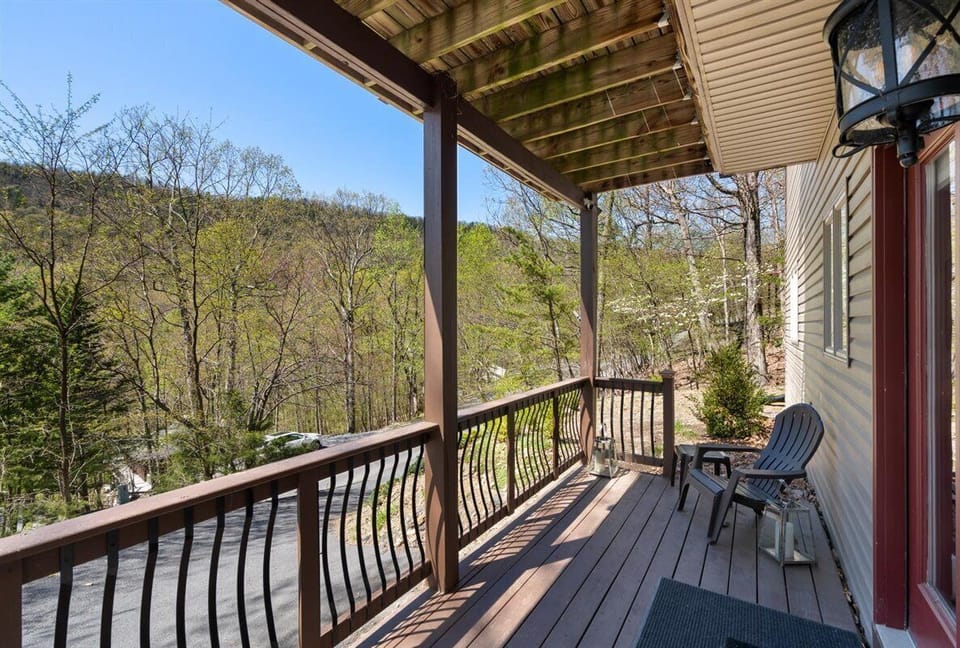 Covered front porch