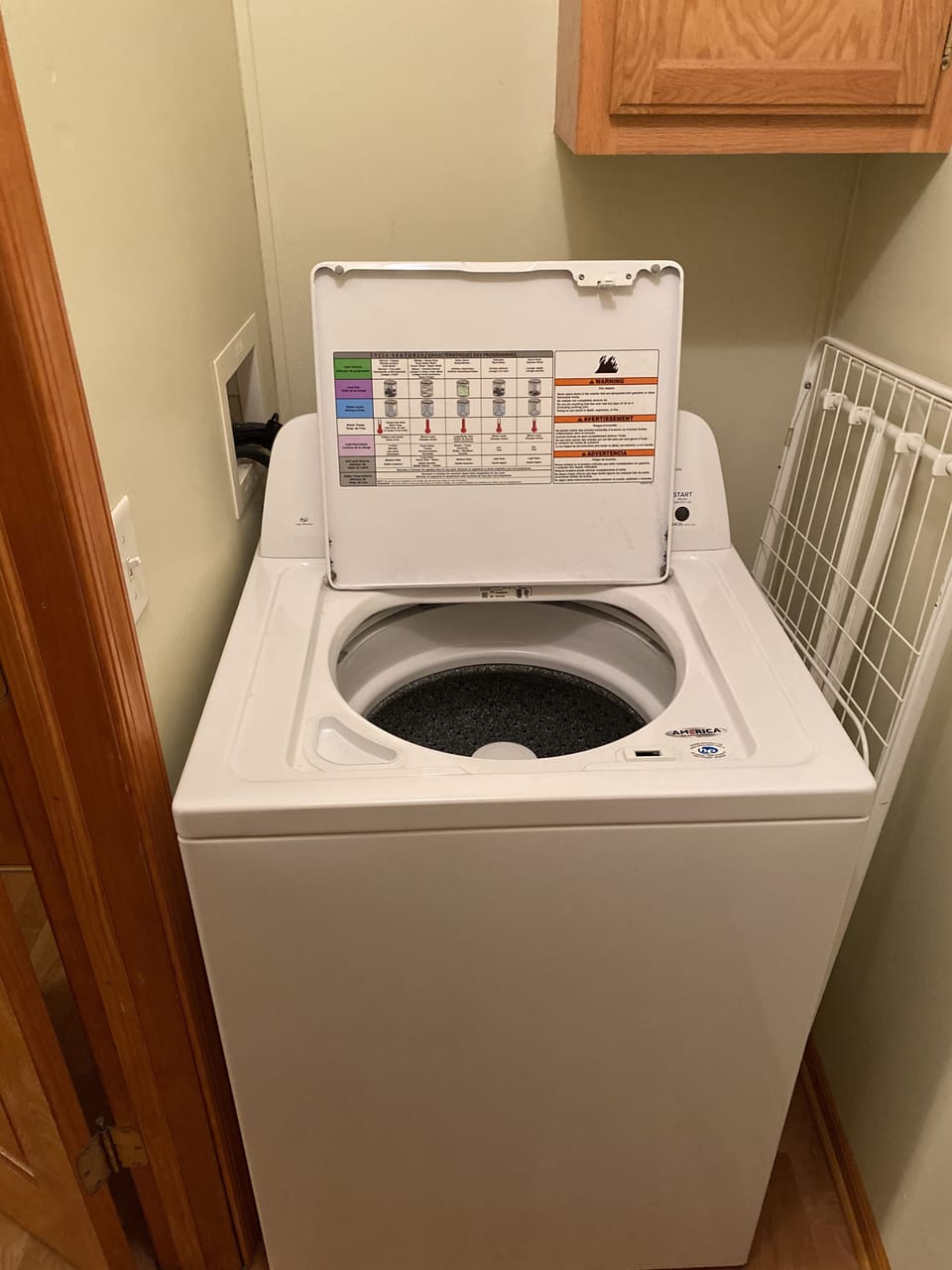 Washer and dryer in unit