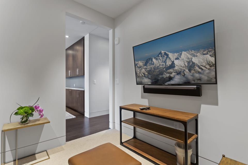Indoors, Screen, Living Room, Furniture, Flower Arrangement