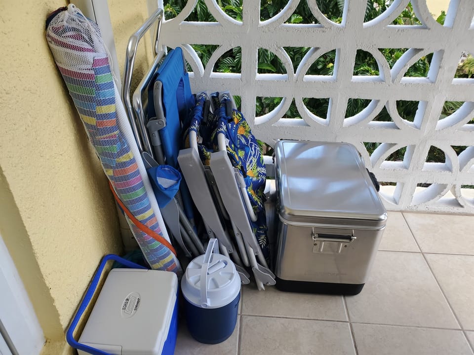 Everything you need for a day at the beach!