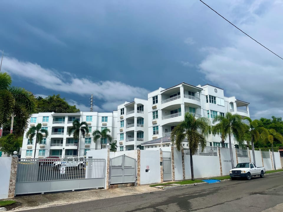 Front of condo