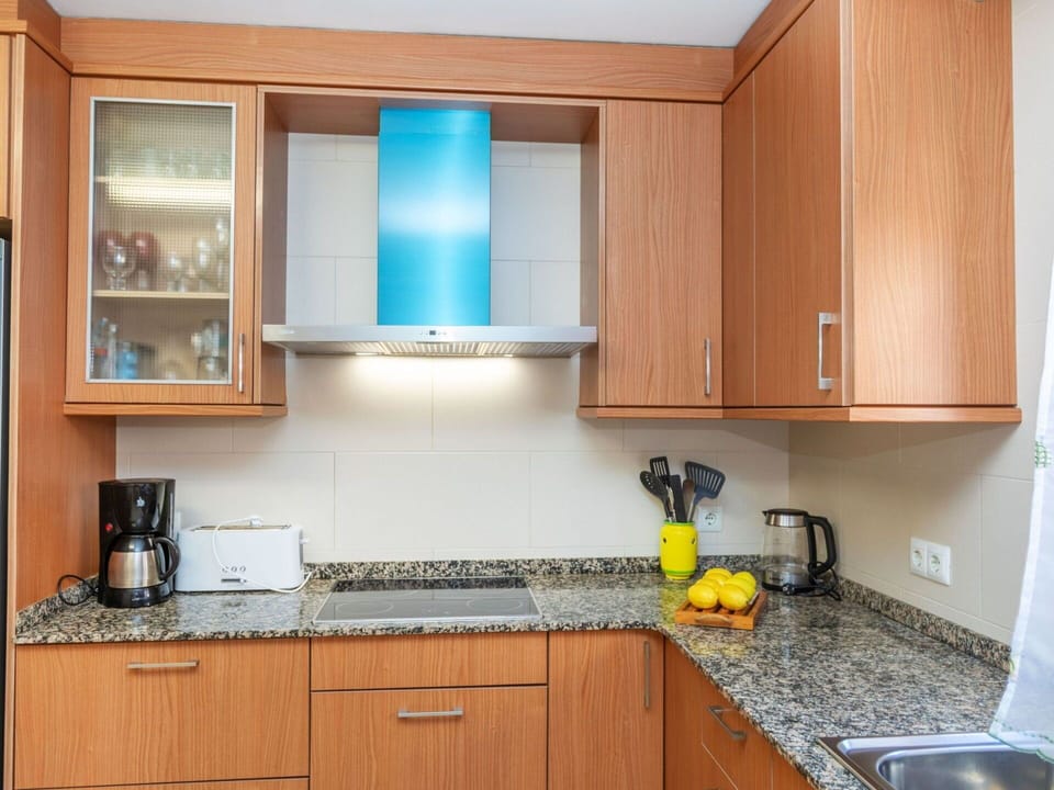 Kitchen, Countertop, Kitchen Appliance, Cabinetry, Major Appliance, Wood, Interior Design, Home Appliance, Home, Flooring