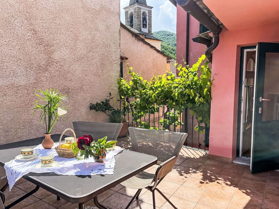 Furniture, Flowerpot, Outdoor Furniture, Outdoor Table, Houseplant, Chair, Balcony, Shade, Patio, Yard