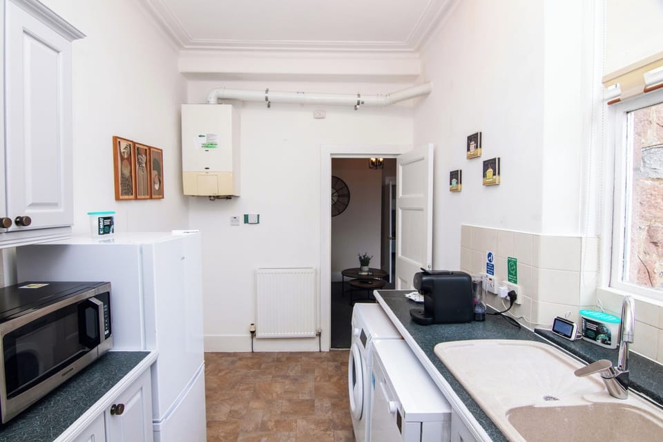 Extended galley layout with excellent storage and smooth flow through to the living space.