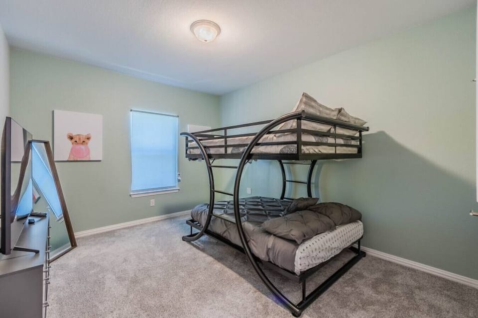 4th Bedroom:  Full over Full Bunk Bed with Samsung 4K 65" TV