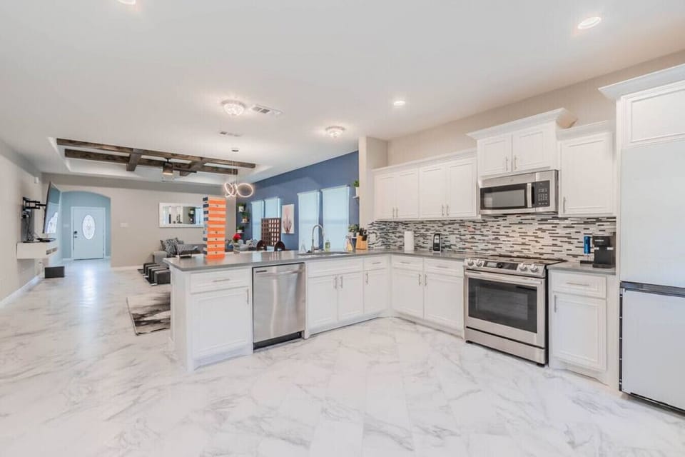 Kitchen:  Full with Appliances, Keurig, Utensils, Dishes, etc.