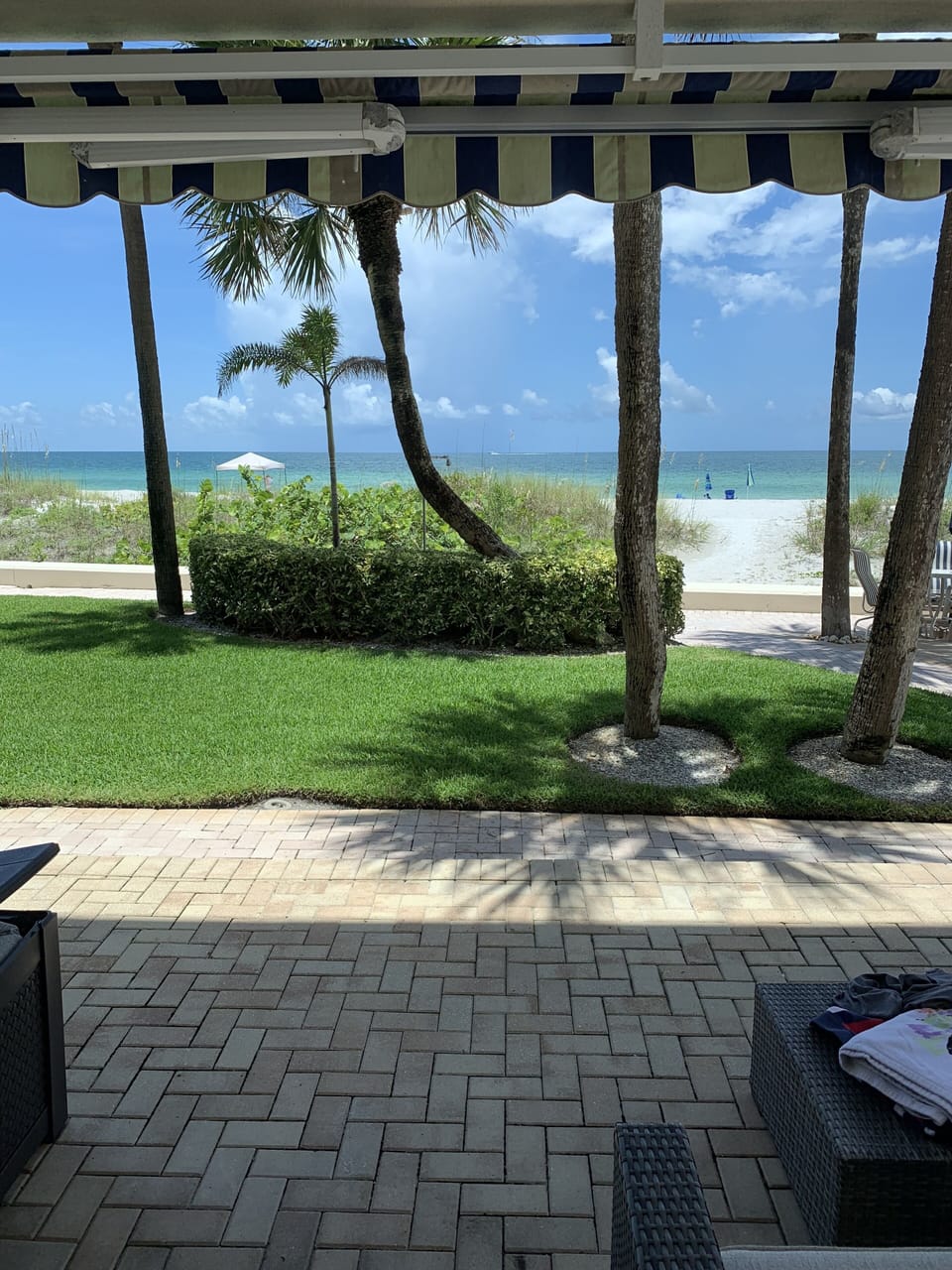 View from patio
