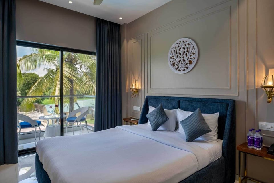 Executive Pool View Room | Desk, blackout drapes, iron/ironing board, free WiFi