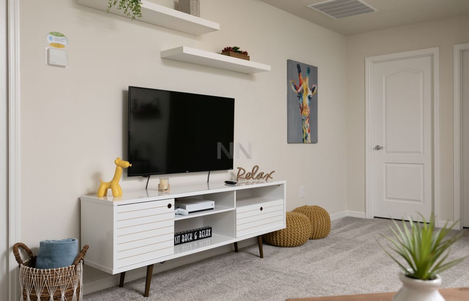 Stream your favorite shows and movies on our Smart TV