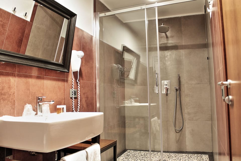 Family Room | Bathroom | Shower, free toiletries, hair dryer, bidet