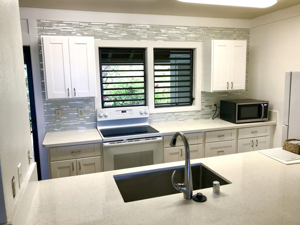 All new kitchen
