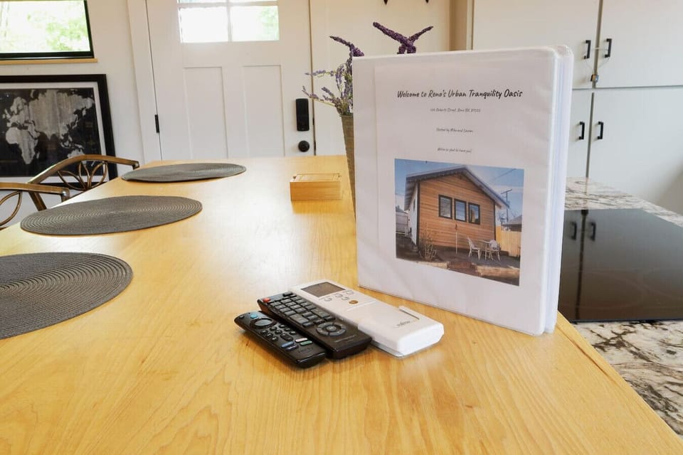 Our welcome guide has everything you need for your stay — WiFi info, house details, and local recommendations curated just for you.
