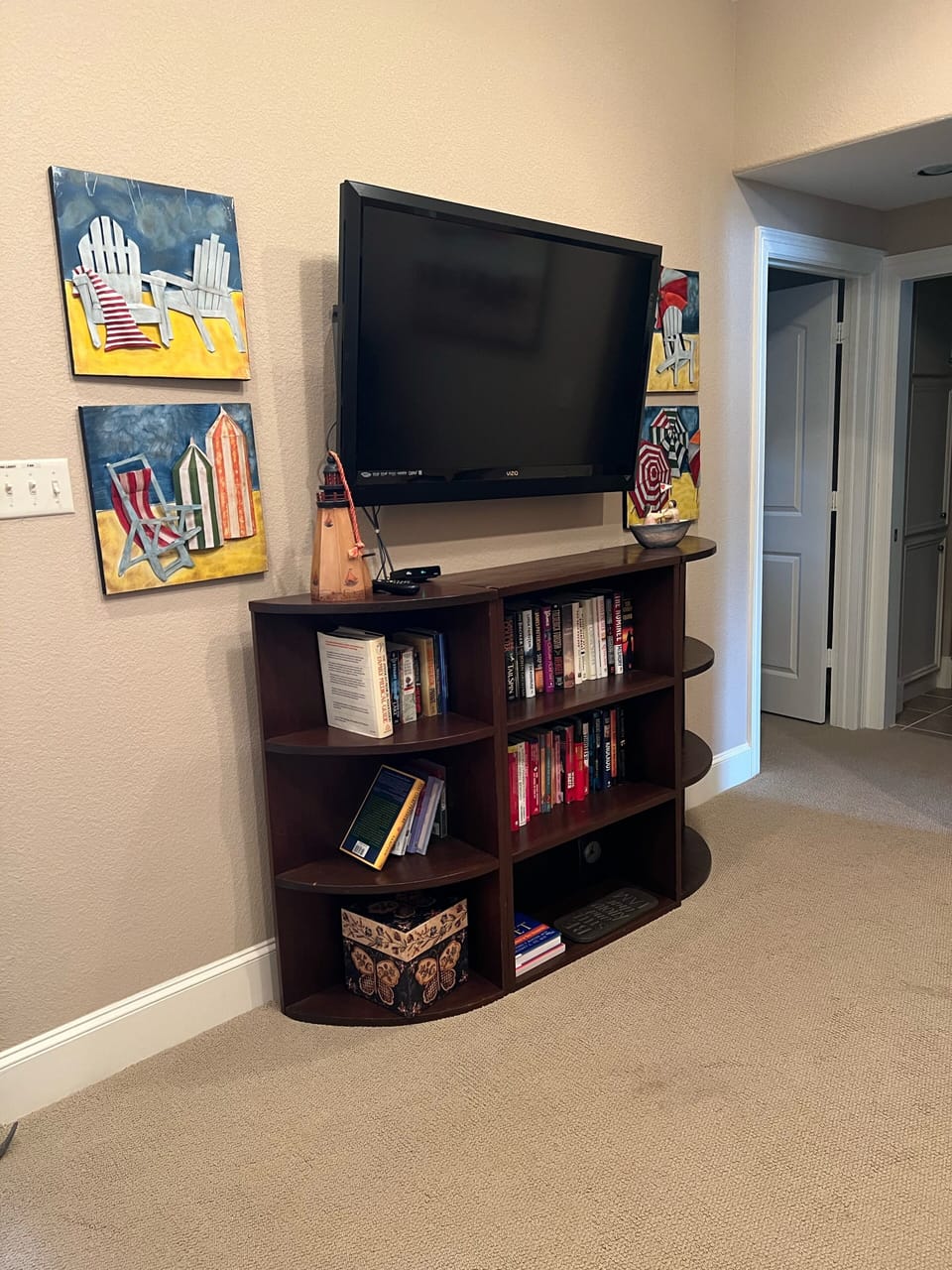 2nd floor Game room Entertainment Center.