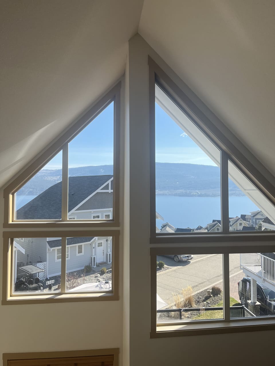 Lake views from loft 