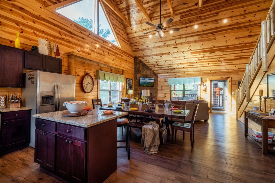 Open-concept main floor — everyone cooks together