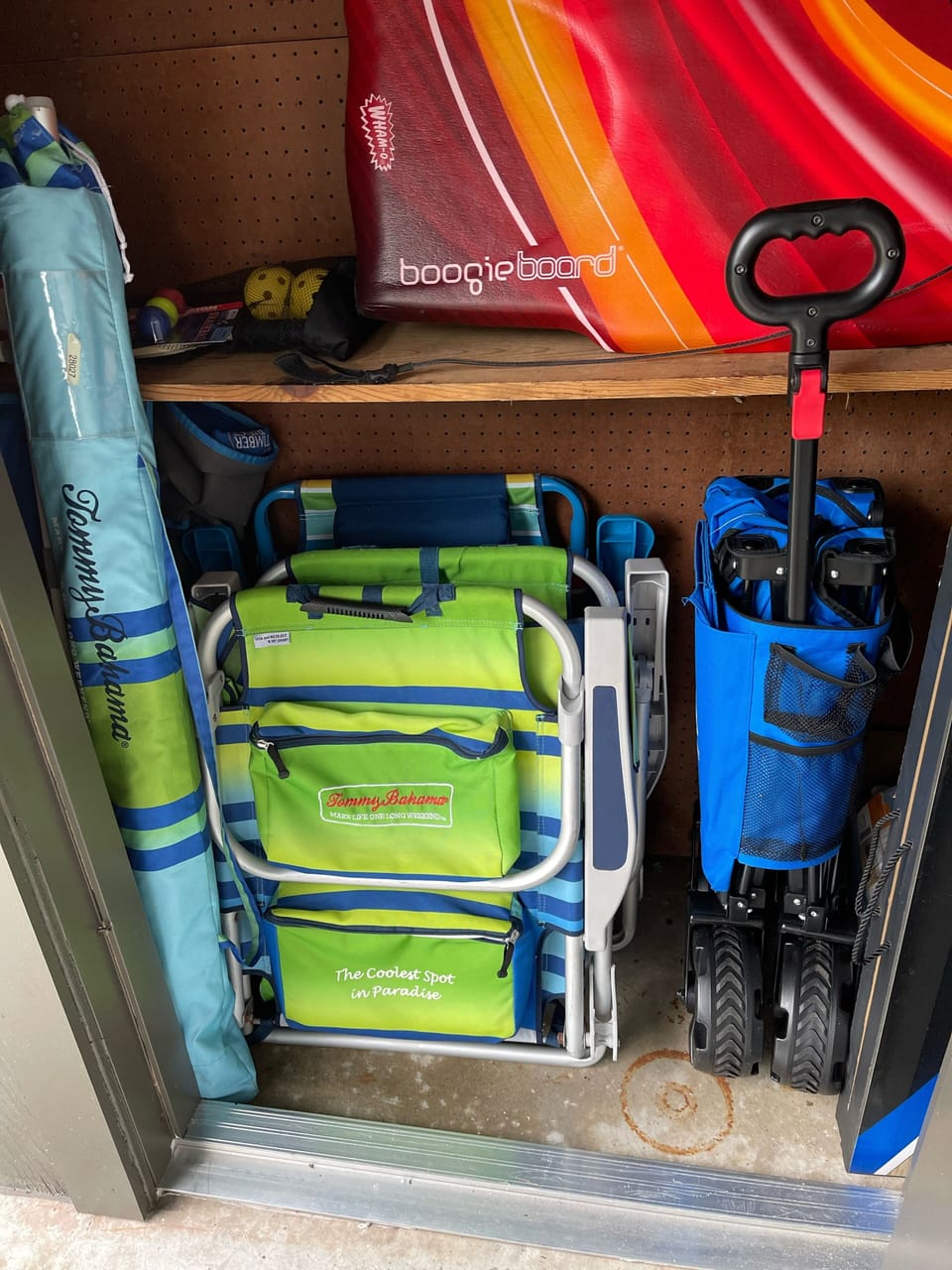 Beach gear ready for you.