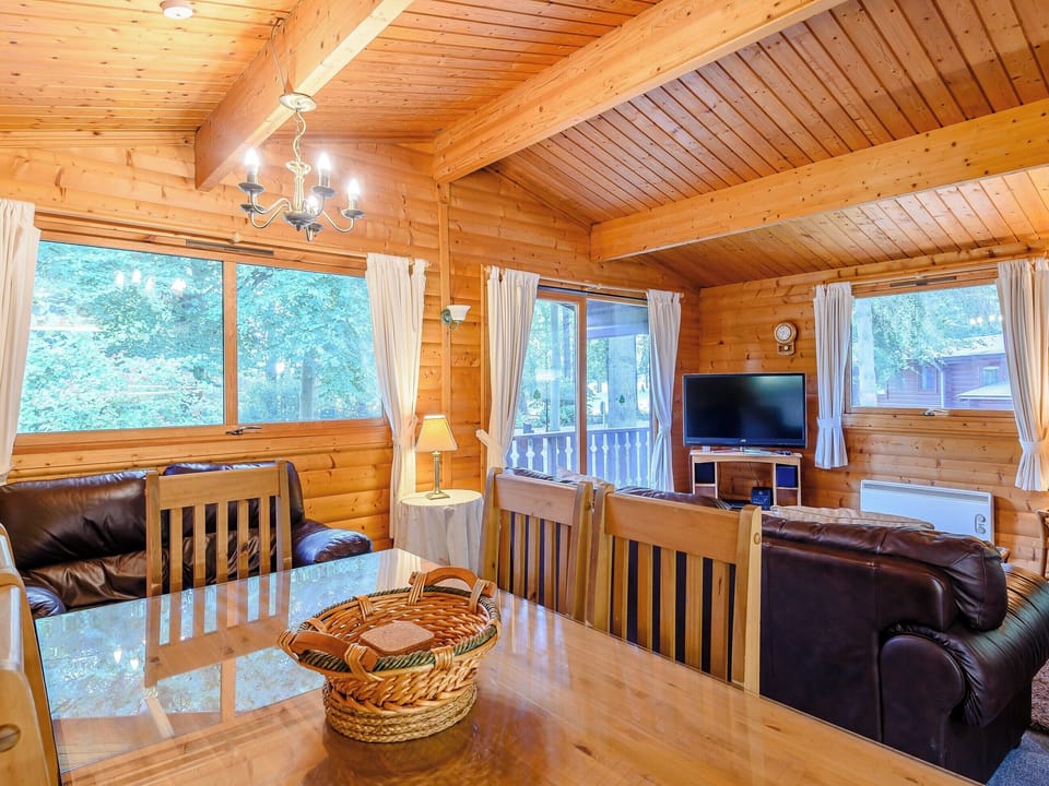 Dining Area | Scandinavian Lodge - Wold Lodge Leisure, Kenwick, near Louth