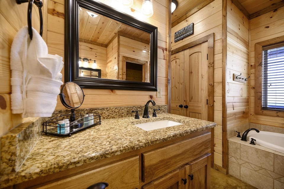 A well-equipped downstairs bathroom where modern convenience meets comfort.