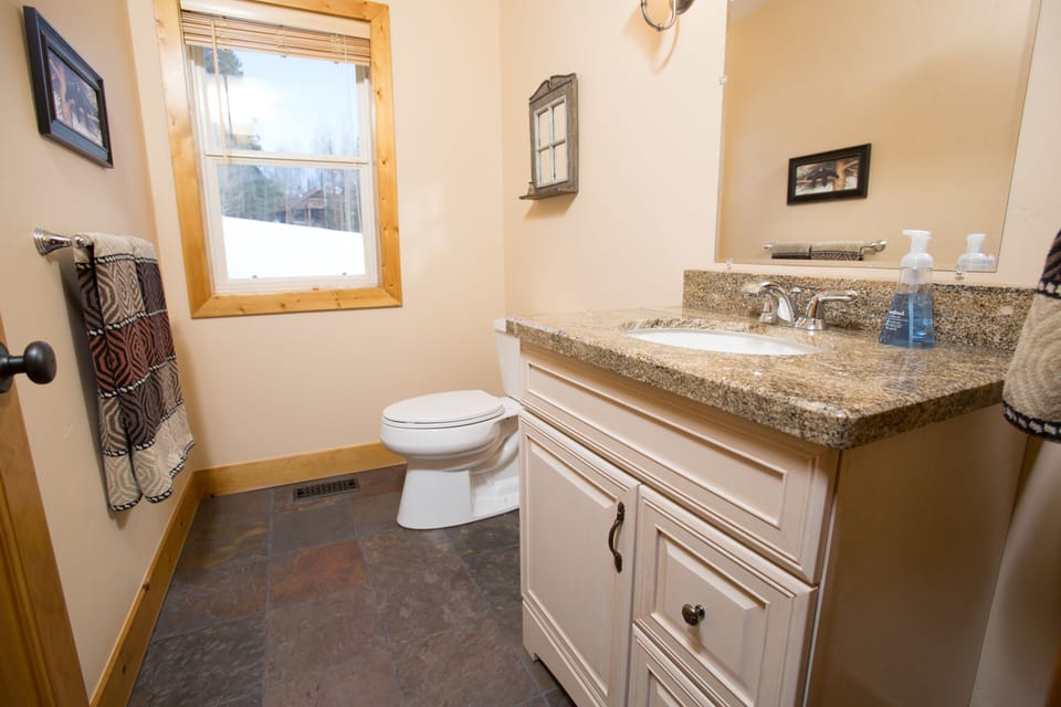 First floor powder bathroom 