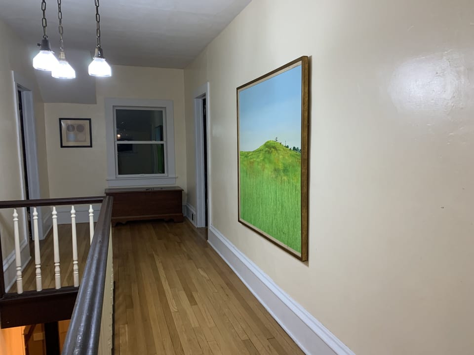 Original hardwood floors grace the home. Bring your comfy slippers! 